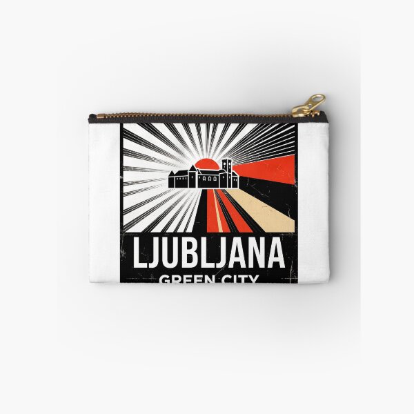 Item preview, Ljubljana Slovenia Vintage Print - Ljubljana Dragon designed and sold by OzzFrequency.