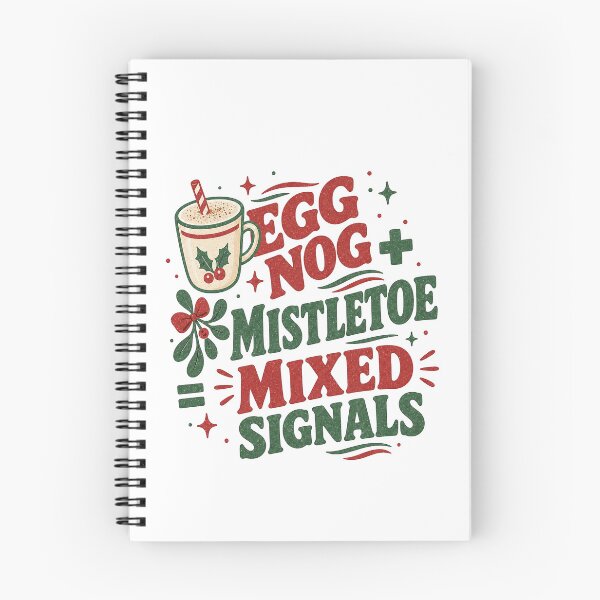 Item preview, Egg Nog + Mistletoe = Mixed Signals designed and sold by SpEnMa-Holidays.