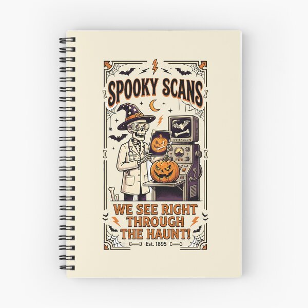 Item preview, Spooky scans - We see right through the haunt - Halloween for radiologists designed and sold by ParadoxParadox.