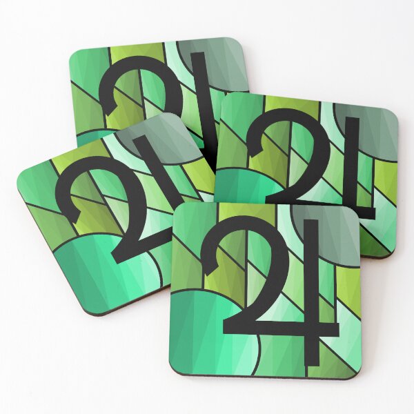 Item preview, Green Stained Glass Jupiter Symbol | Planetary Astrology Art designed and sold by JayMakesTiktok.