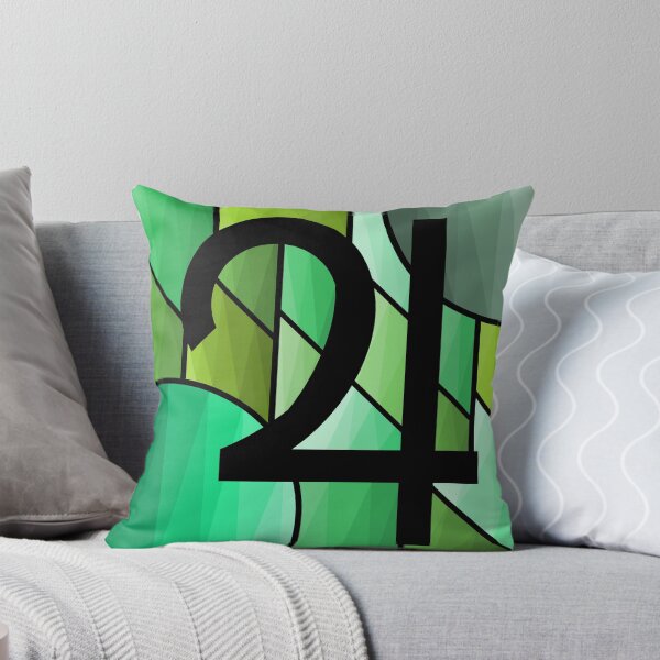 Item preview, Green Stained Glass Jupiter Symbol | Planetary Astrology Art designed and sold by JayMakesTiktok.