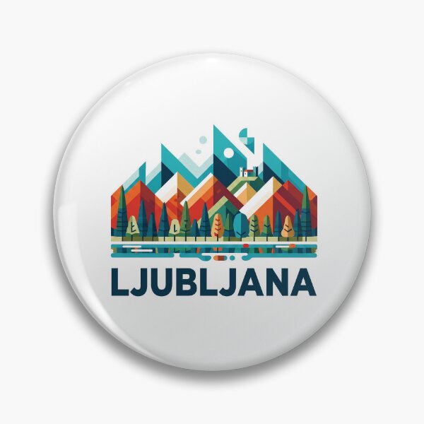 Item preview, Ljubljana Slovenia Vintage Print - Ljubljana Dragon designed and sold by OzzFrequency.
