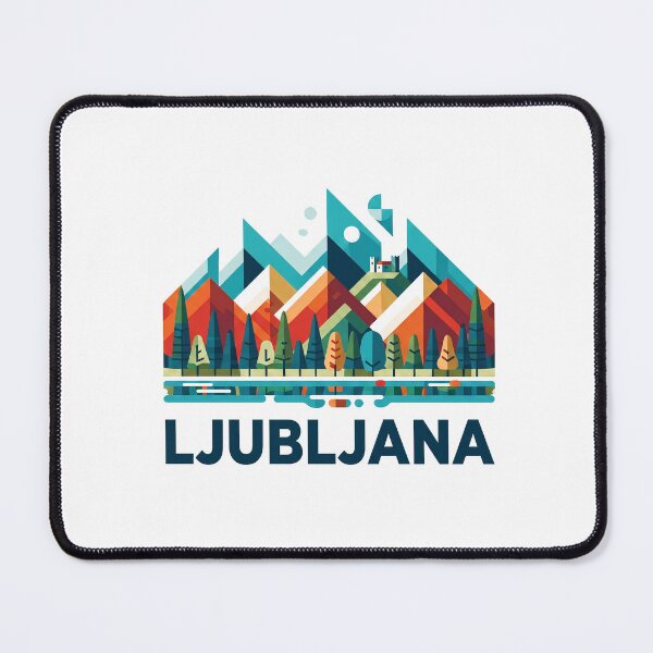 Item preview, Ljubljana Slovenia Vintage Print - Ljubljana Dragon designed and sold by OzzFrequency.