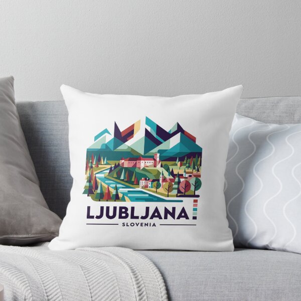 Item preview, Ljubljana Slovenia Vintage Print - Ljubljana Dragon designed and sold by OzzFrequency.