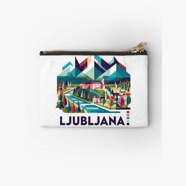 Item preview, Ljubljana Slovenia Vintage Print - Ljubljana Dragon designed and sold by OzzFrequency.