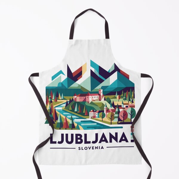 Item preview, Ljubljana Slovenia Vintage Print - Ljubljana Dragon designed and sold by OzzFrequency.