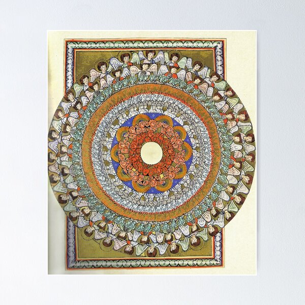Item preview, The Choirs of Angels. From the Rupertsberg manuscript designed and sold by PZAndrews.