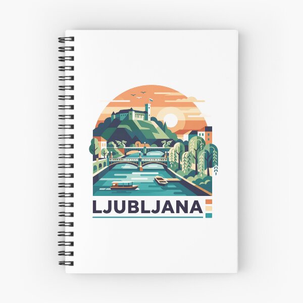 Item preview, Ljubljana Slovenia Vintage Print - Ljubljana Dragon designed and sold by OzzFrequency.