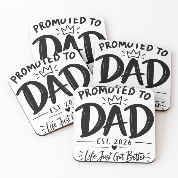 Item preview, Promoted To Dad | New Dad | First Time Dad | Dad Est 2026 | Proud Dad | Fatherhood | New Father | Dad Life designed and sold by TeeVerse27.