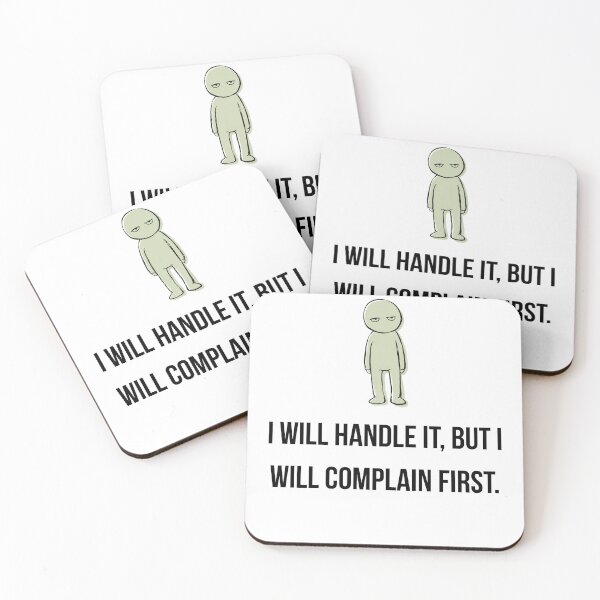 Item preview, ​I Will Handle It But I Will Complain First - Funny Introvert Doodle designed and sold by Aurevella.