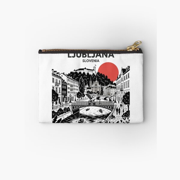 Item preview, Ljubljana Slovenia Vintage Print - Ljubljana Dragon designed and sold by OzzFrequency.