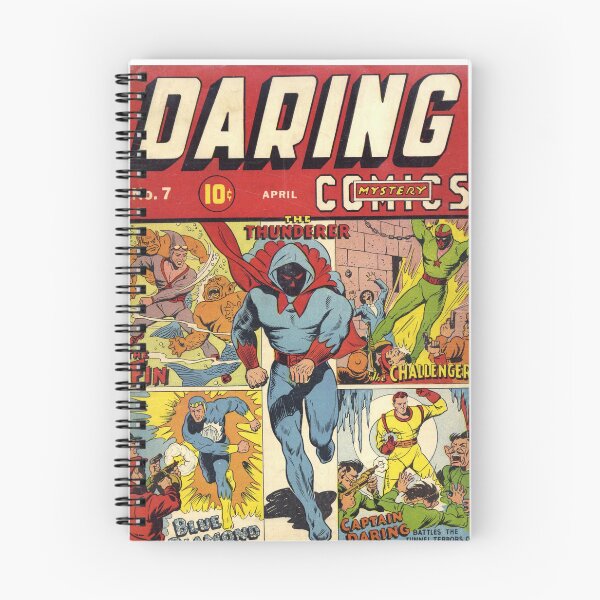 Item preview, Daring Comics Comic Book The Thunderer Original Custom Vintage Movie Poster Art designed and sold by Cool Robot Bro..