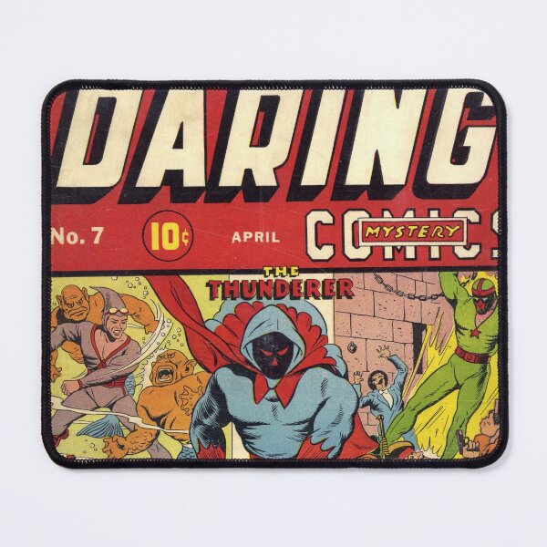 Item preview, Daring Comics Comic Book The Thunderer Original Custom Vintage Movie Poster Art designed and sold by Cool Robot Bro..