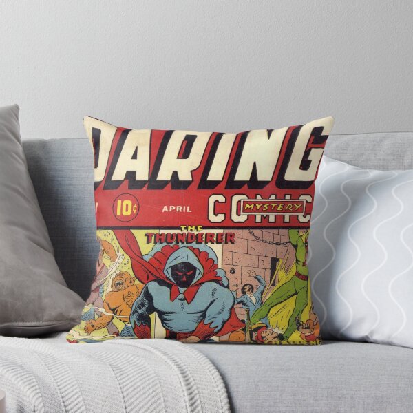 Item preview, Daring Comics Comic Book The Thunderer Original Custom Vintage Movie Poster Art designed and sold by Cool Robot Bro..