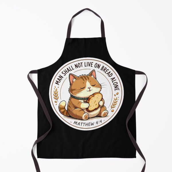 Item preview, Matthew 4:4 Man Shall Not Live On Bread Alone designed and sold by plushism.