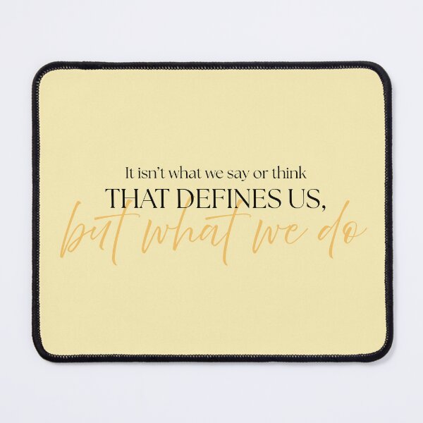 Item preview, Jane Austen Quote – Sense & Sensibility – "It Isn't What We Say or Think" designed and sold by cheekymare.