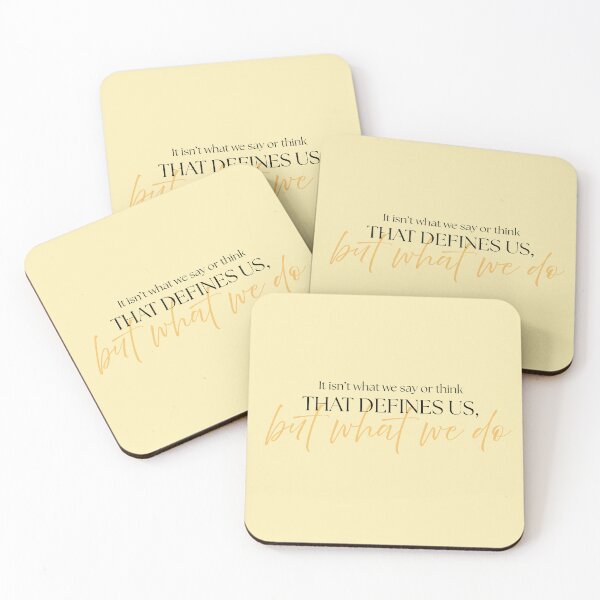 Item preview, Jane Austen Quote – Sense & Sensibility – "It Isn't What We Say or Think" designed and sold by cheekymare.