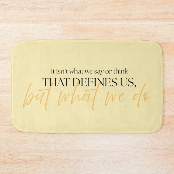 Item preview, Jane Austen Quote – Sense & Sensibility – "It Isn't What We Say or Think" designed and sold by cheekymare.