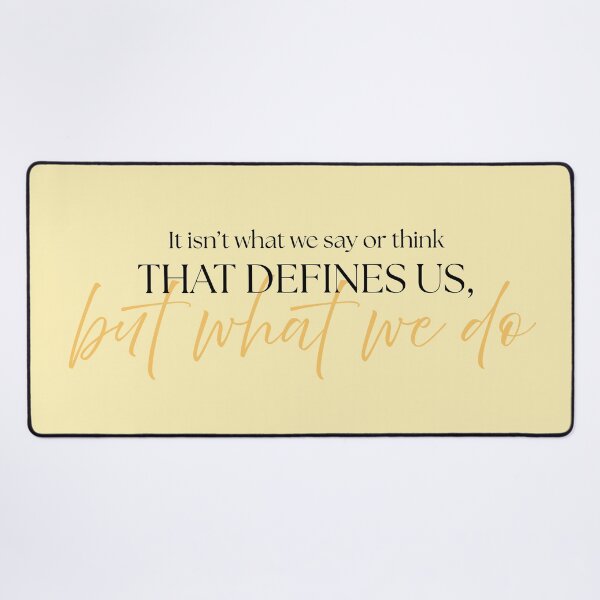 Item preview, Jane Austen Quote – Sense & Sensibility – "It Isn't What We Say or Think" designed and sold by cheekymare.