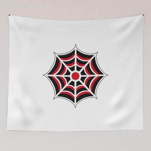 Item preview, Black Red Spider Web Gothic Design designed and sold by STOXT.