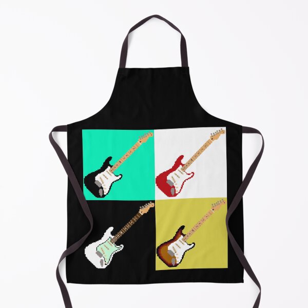 Item preview, Pixel Art Stratocaster Guitars - 8-Bit Retro designed and sold by OpenTabsDesigns.