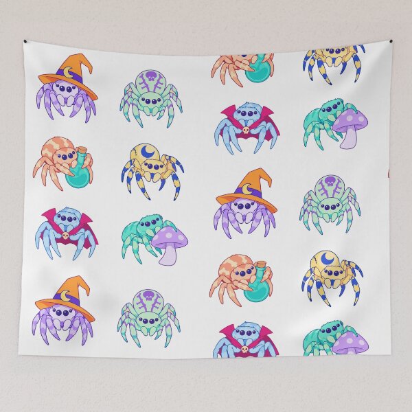Item preview, Halloween Jumping Spiders designed and sold by Zoolumi.