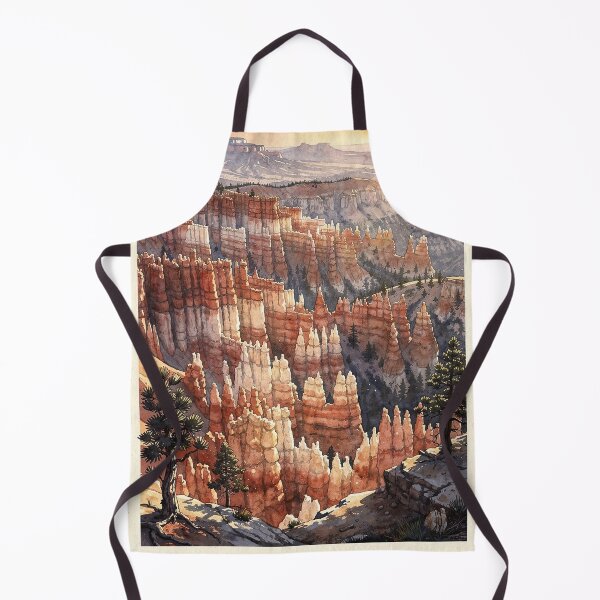 Item preview, Bryce Canyon National Park Utah Vintage Watercolor Travel designed and sold by Teelogic.
