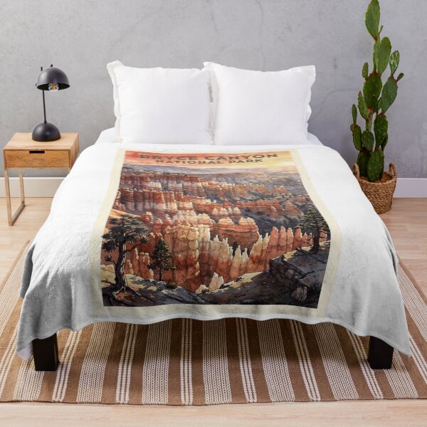 Item preview, Bryce Canyon National Park Utah Vintage Watercolor Travel designed and sold by Teelogic.