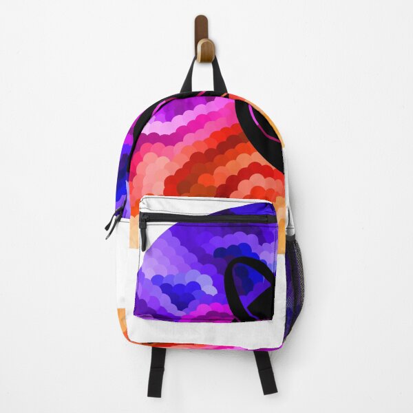 Item preview, Ringed Planet Sunset | Psychedelic Arched Mosaic Art designed and sold by JayMakesTiktok.