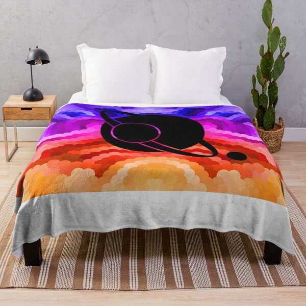 Item preview, Ringed Planet Sunset | Psychedelic Arched Mosaic Art designed and sold by JayMakesTiktok.