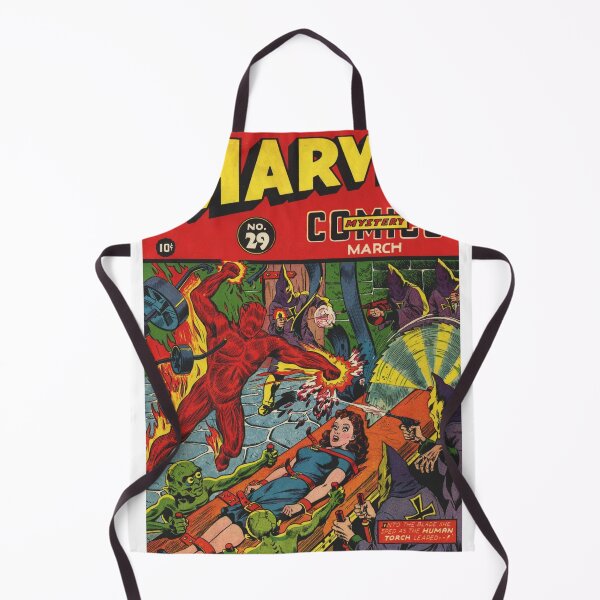 Item preview, Marvel Human Torch Comics Comic Book Original Custom Vintage Movie Poster Art designed and sold by Cool Robot Bro..