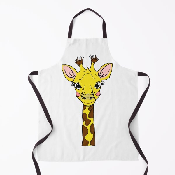 Item preview, Cute Giraffe Portrait – Colorful African Wildlife Animal Art designed and sold by ForcePrint.