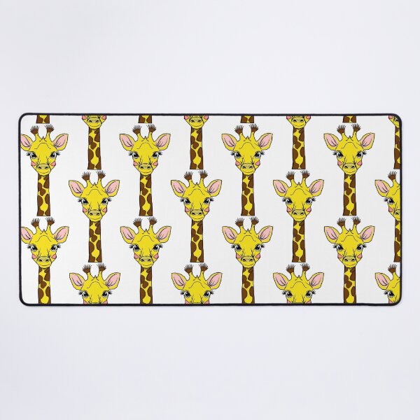Item preview, Cute Giraffe Portrait – Colorful African Wildlife Animal Art designed and sold by ForcePrint.