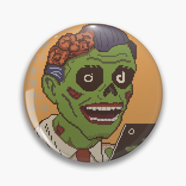 Item preview, Pixel Zombie Scrolling – Funny Halloween Design designed and sold by bitlionaire.