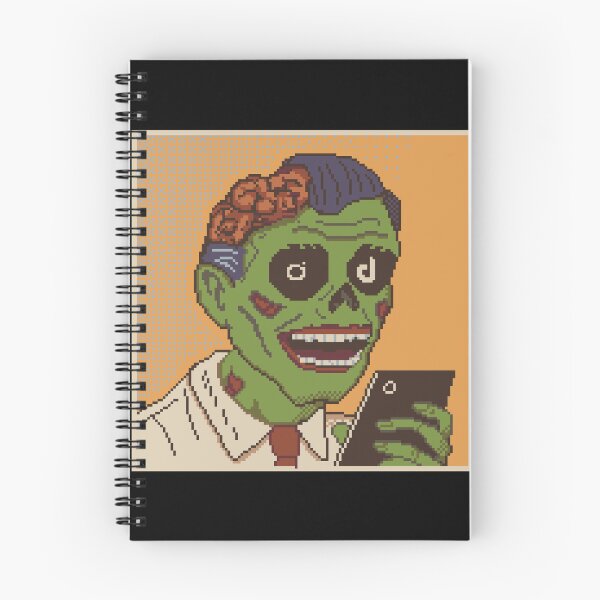Item preview, Pixel Zombie Scrolling – Funny Halloween Design designed and sold by bitlionaire.