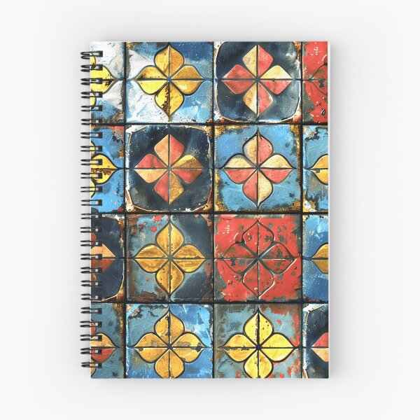 Item preview, Colorful Vintage Moroccan Tile Textured Distressed Design Pattern  designed and sold by DEC02.