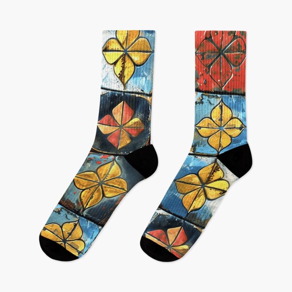 Item preview, Colorful Vintage Moroccan Tile Textured Distressed Design Pattern  designed and sold by DEC02.
