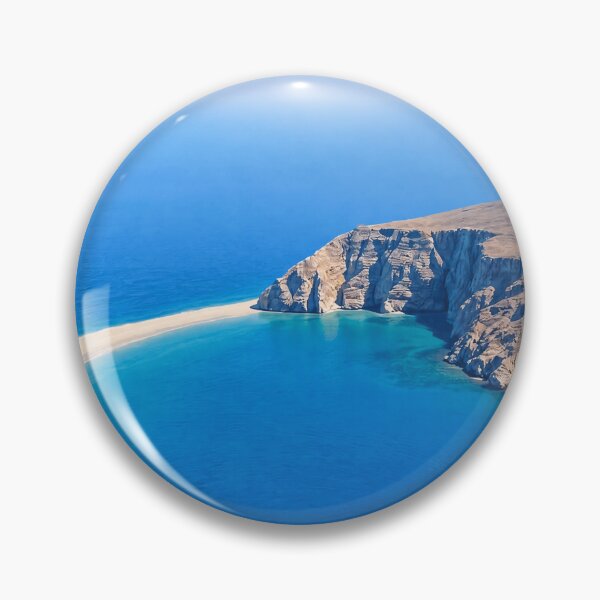 Item preview, Turquoise Lagoon Blue Ocean Beach Aerial View designed and sold by PhoceaWallpaper.