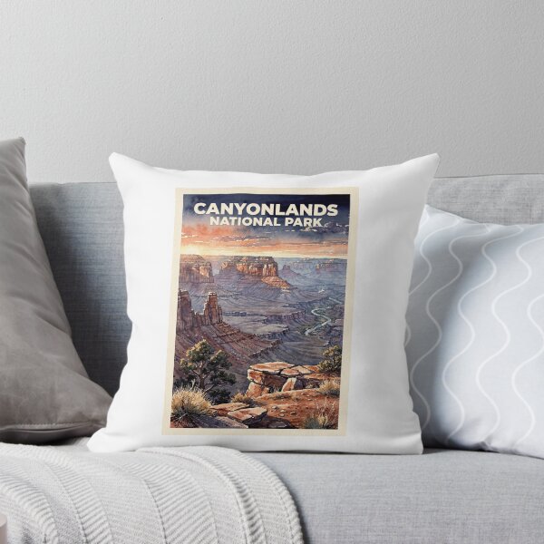 Item preview, Canyonlands National Park Utah Vintage Watercolor Travel designed and sold by Teelogic.