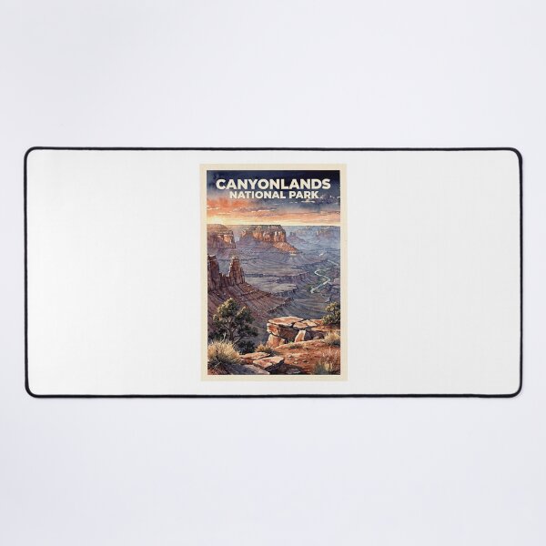 Item preview, Canyonlands National Park Utah Vintage Watercolor Travel designed and sold by Teelogic.