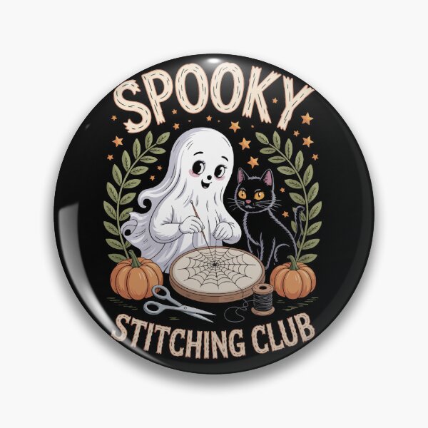 Item preview, SPOOKY STITCHING CLUB, designed and sold by jkrphoto.