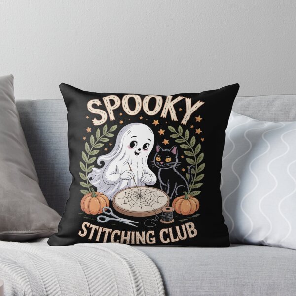 Item preview, SPOOKY STITCHING CLUB, designed and sold by jkrphoto.