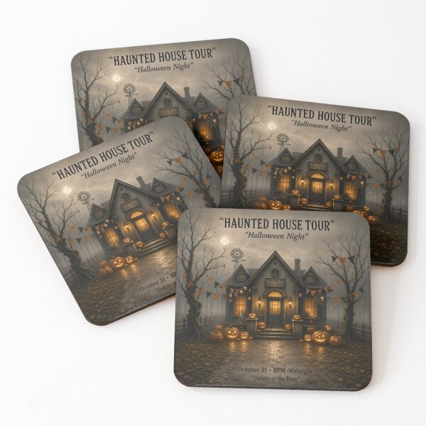 Item preview, Enter if You Dare Halloween Haunted House Tour designed and sold by TinCatOutPost.