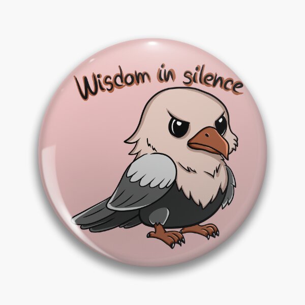 Item preview, Wisdom In Silence Bird designed and sold by Phyllya Design.