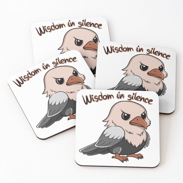 Item preview, Wisdom In Silence Bird designed and sold by Phyllya Design.
