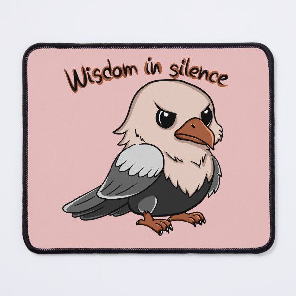 Item preview, Wisdom In Silence Bird designed and sold by Phyllya Design.