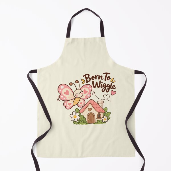 Item preview, Born To Wiggle Butterfly Cottagecore Cute Sticker designed and sold by StickyDelights.