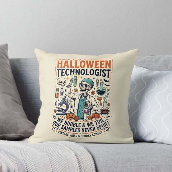 Item preview, Halloween technologist - We bubble & we toil, our samples never spoil - Halloween for technologists designed and sold by ParadoxParadox.