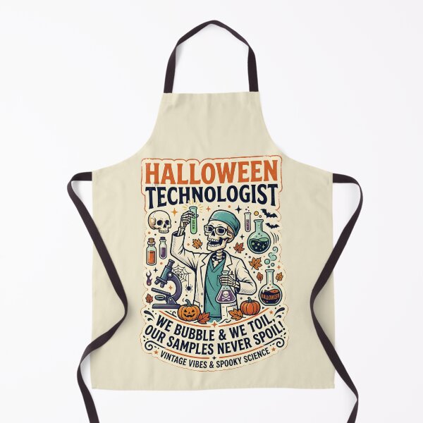 Item preview, Halloween technologist - We bubble & we toil, our samples never spoil - Halloween for technologists designed and sold by ParadoxParadox.