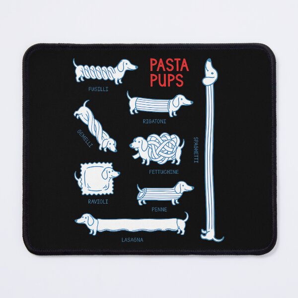 Item preview, Pasta Pups Funny Dachshund Italian Food Spaghetti Dog designed and sold by Chromatic-Cubes.